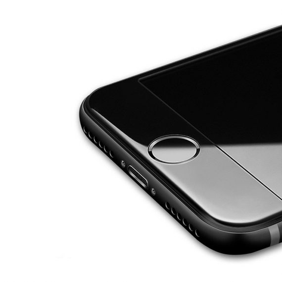 Folie sticla 3D curbata iPhone 7 cu margini flexibile
