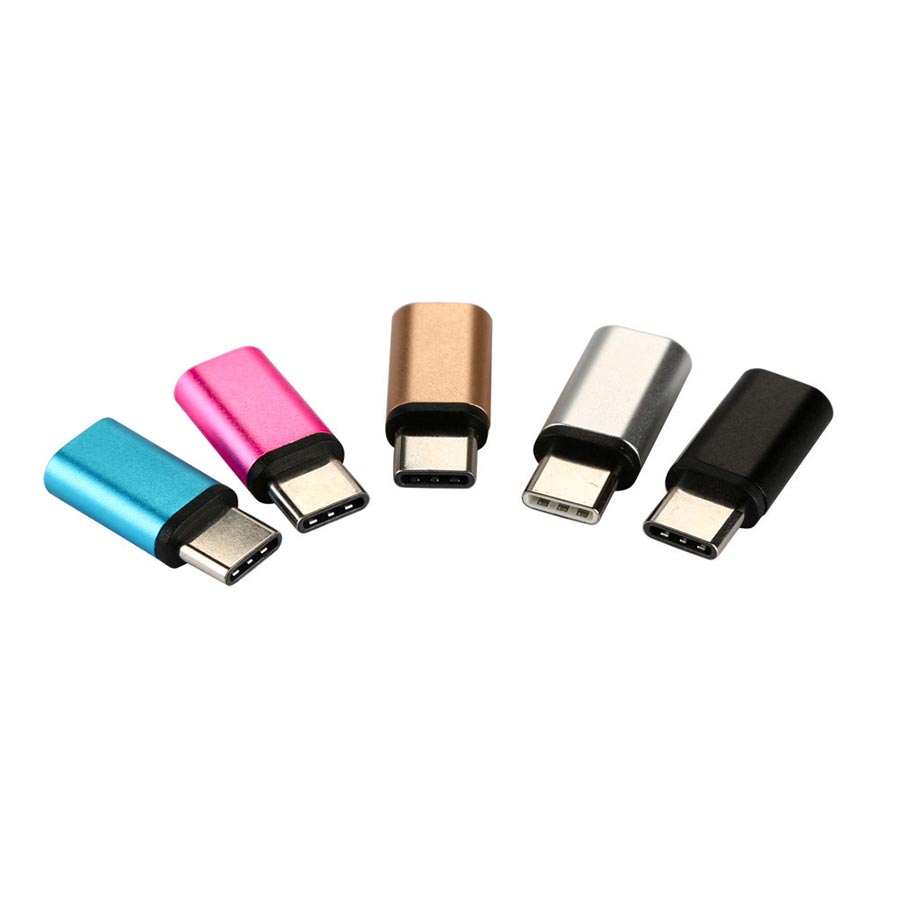 Adaptor USB tip C la Micro USB tip B din aluminiu