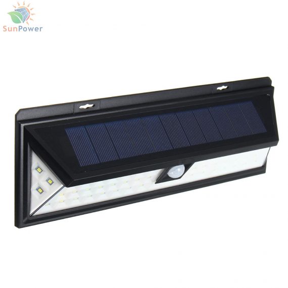 Lampa solara perete senzor miscare IP65 54 LED 3.5W 440lm