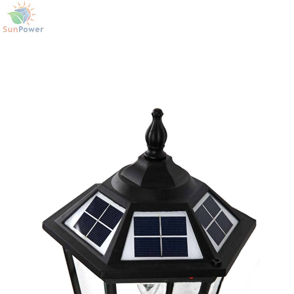 Felinar solar vintage IP65 8 LED 1.6W 200lm
