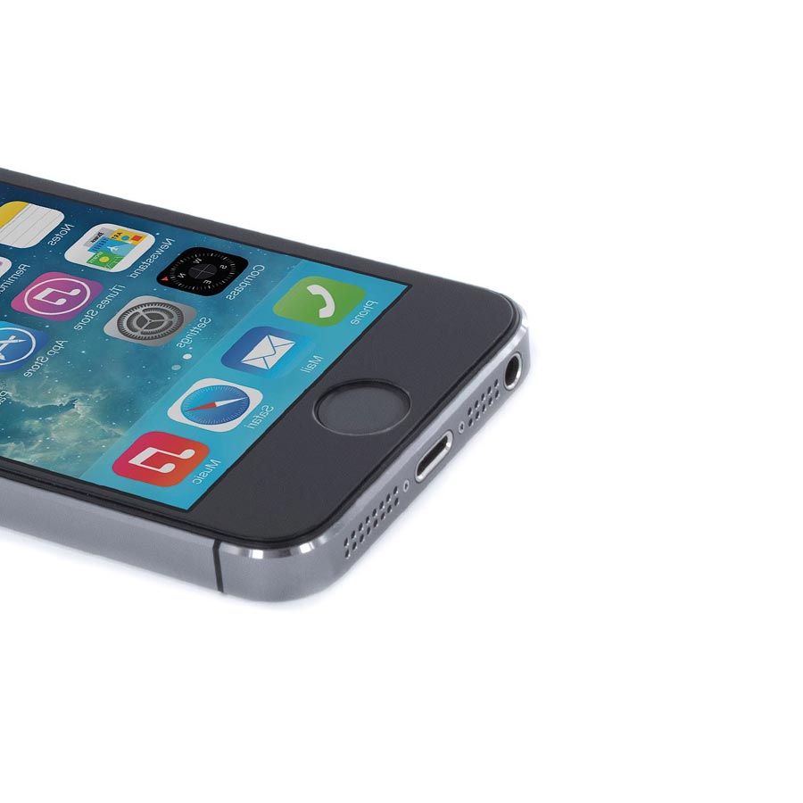 Folie sticla iPhone 5S tempered glass rezistenta la zgarieturi